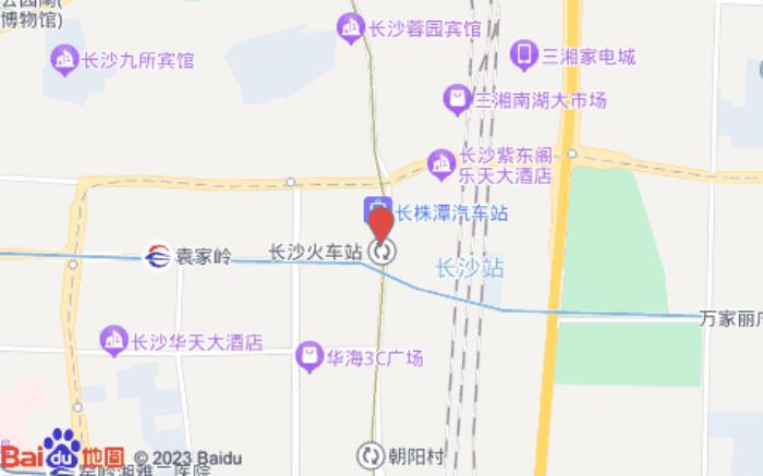 如家派柏云酒店(长沙火车站地铁站店)位置图