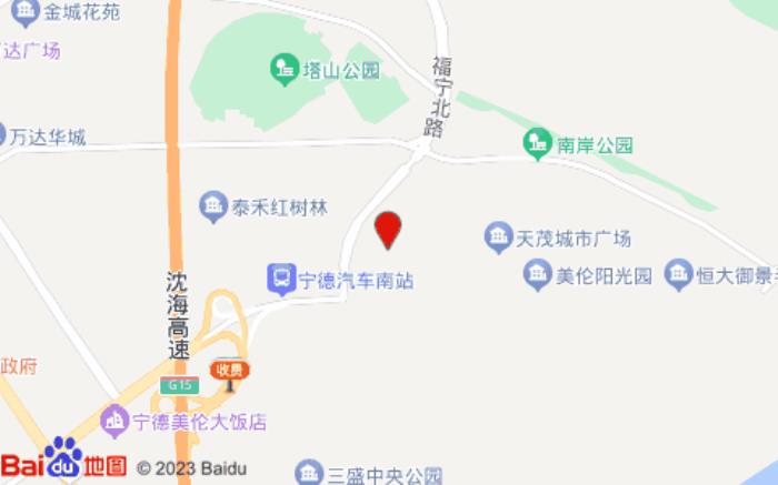 全季酒店(宁德德润尚街店)位置图