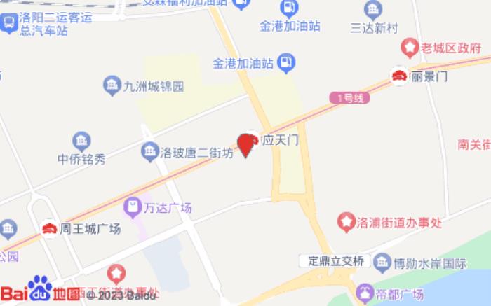 海友酒店(洛阳应天门景区店)位置图