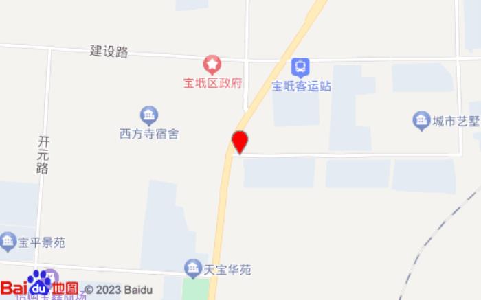 如家华驿精选酒店(天津宝坻钰华街店)位置图