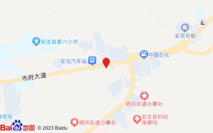 祥和宾馆(市府大道店)位置图