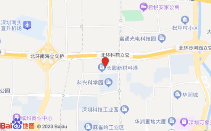 全季酒店(深圳南山科技园长园店)位置图