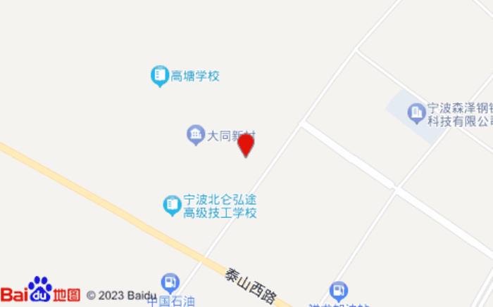 汉庭酒店(宁波北仑高塘店)位置图