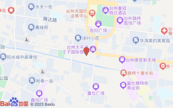 怡莱酒店台州路桥店(路桥大道店)位置图