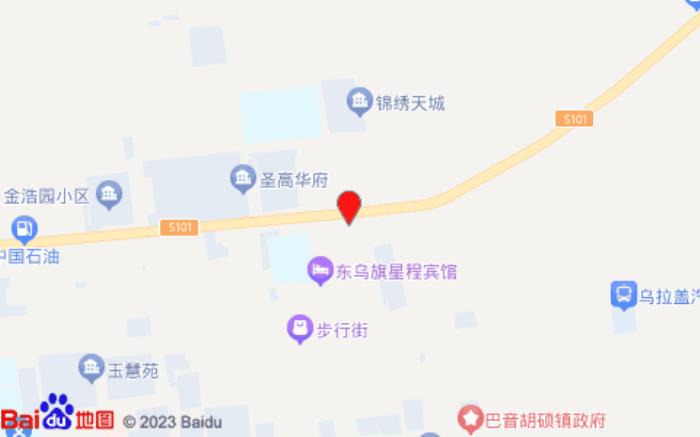 尚客优酒店(锡林郭勒盟乌拉盖广场店)位置图