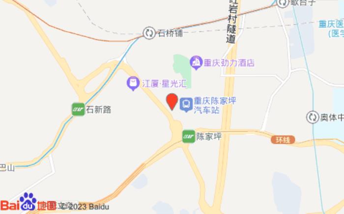 全季酒店(重庆石桥铺店)位置图