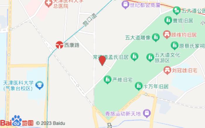 柏纳酒店(天津站五大道店)位置图