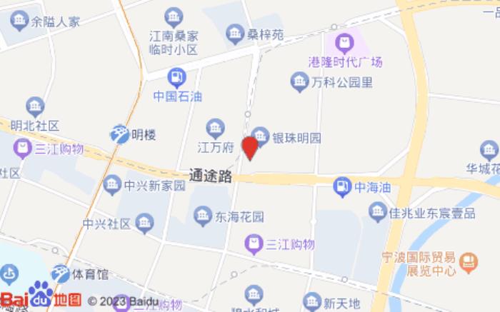 全季酒店(宁波会展中心通途路店)位置图