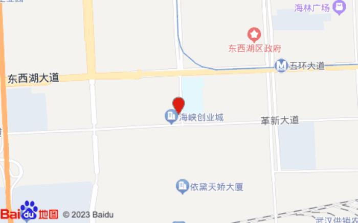 城市便捷酒店(吴家山店)位置图