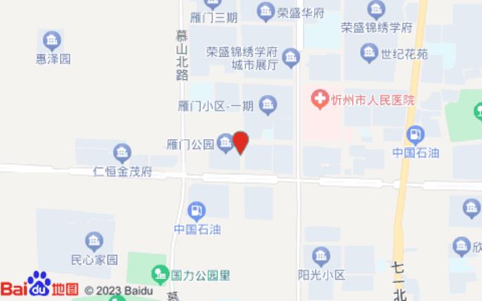 维也纳国际酒店(雁门大道高铁站店)位置图