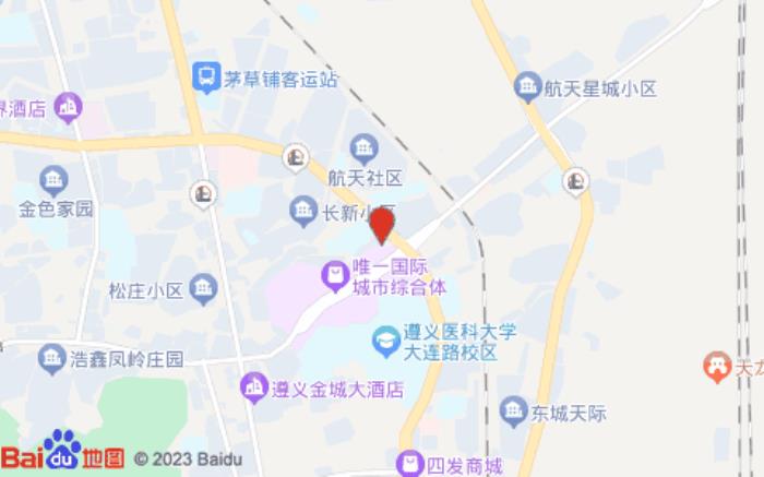 汉庭酒店(遵义医学院店)位置图