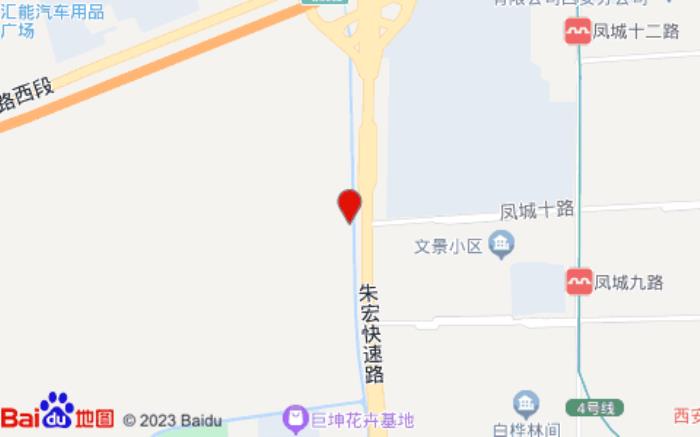 骏怡连锁酒店(西安北站朱宏路店)位置图