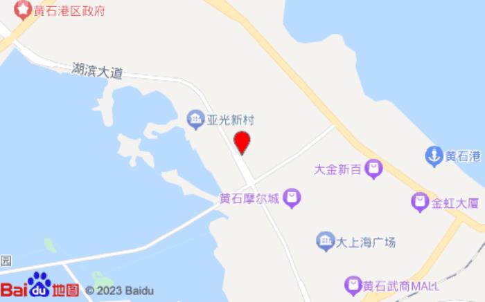 汉庭酒店(黄石磁湖摩尔城店)位置图