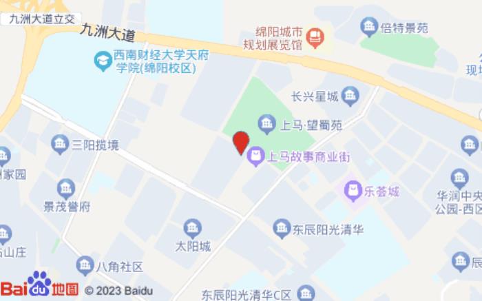 智选假日酒店(绵阳科技城店)位置图