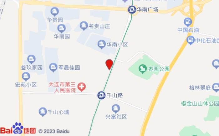 全季酒店(大连华南广场山东路店)位置图