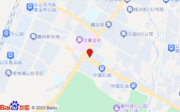 乐山盘龙开元名都大酒店位置图