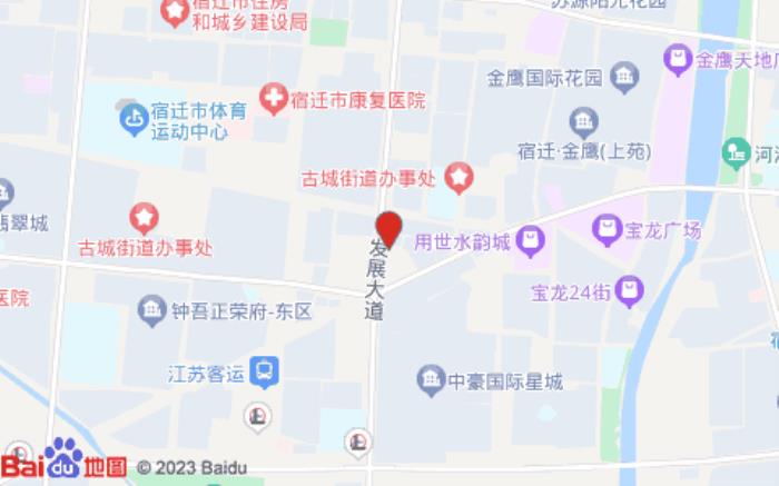 亚朵酒店(发展大道店)位置图