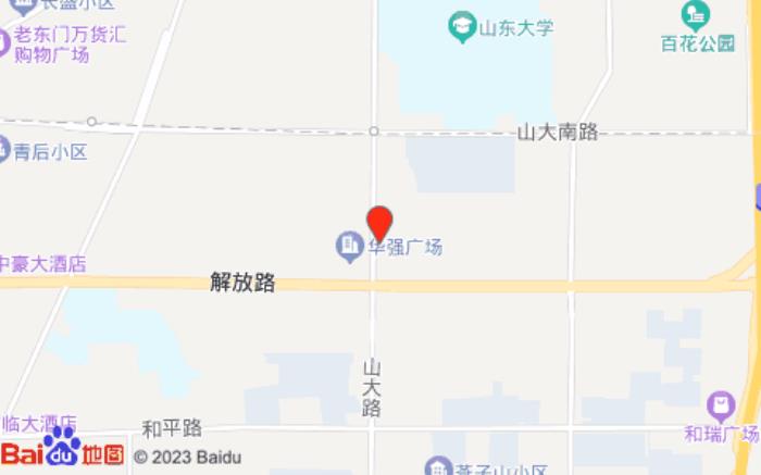 汉庭酒店(济南山大路华强广场店)位置图