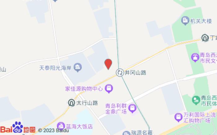 桔子酒店(青岛西海岸唐岛湾石油大学酒店)位置图