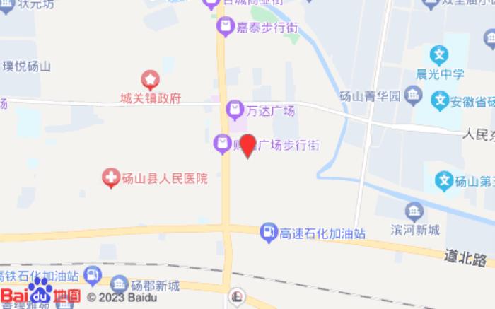 汉庭酒店(砀山万达广场店)位置图