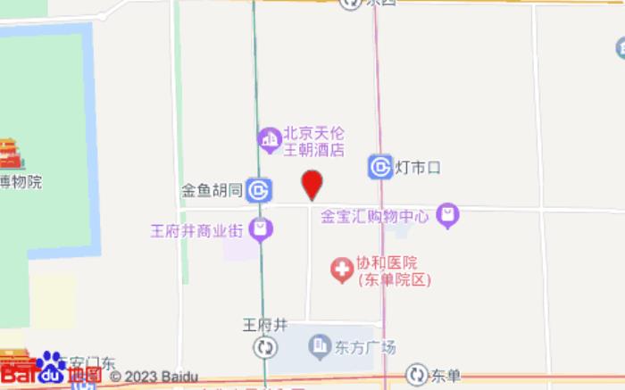 北京华尔道夫酒店-四合院位置图