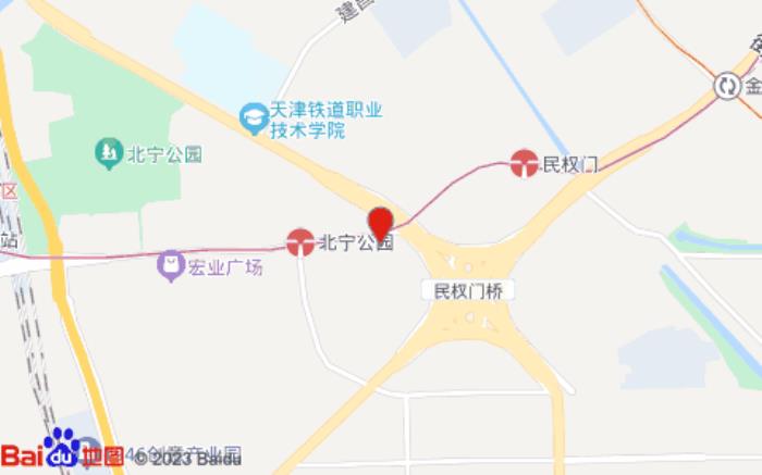 睿柏·云酒店(天津北站店)位置图