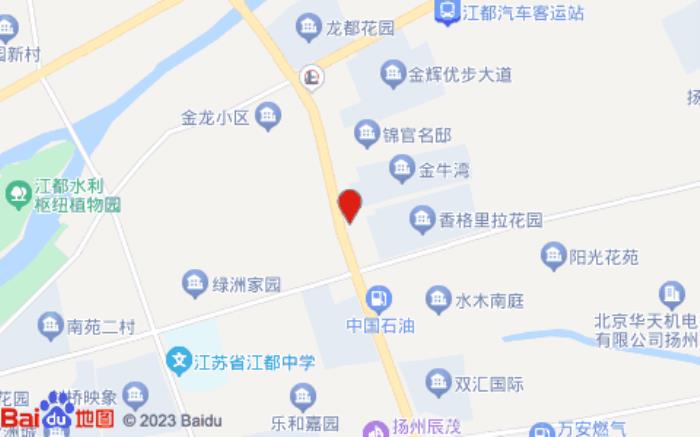 维也纳国际酒店(扬州江都金鹰广场店)位置图