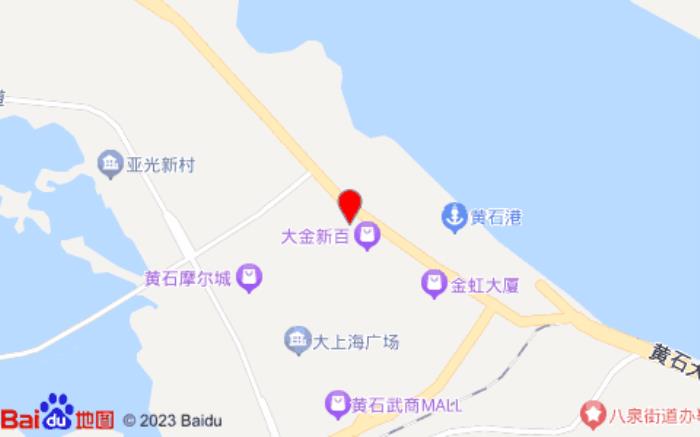 黄石鸿运宾馆(黄石大道店)位置图