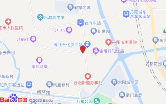 清沐酒店(丹阳八佰伴金鹰店)位置图