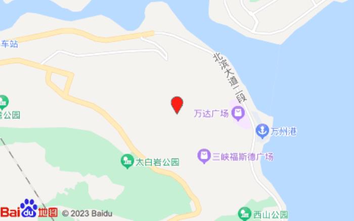 iu酒店(重庆万州高笋塘广场店)位置图