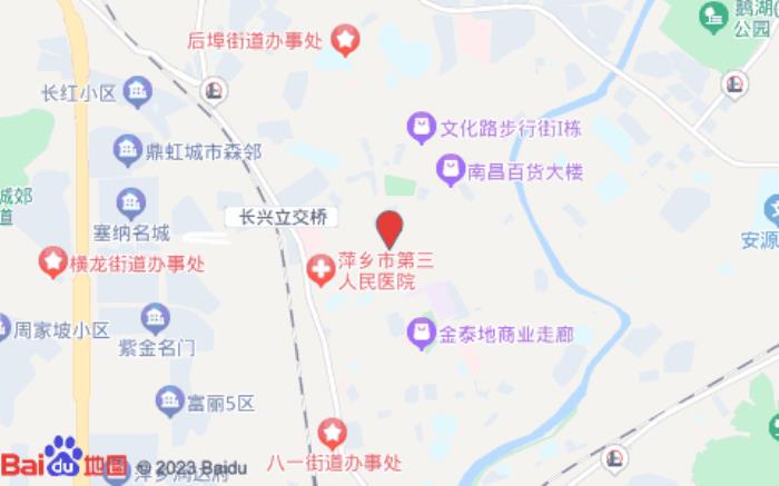 派·酒店(萍乡绿茵广场沃尔玛店)位置图