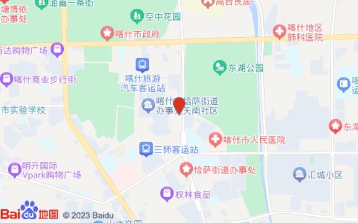 iu酒店(喀什古城店)位置图