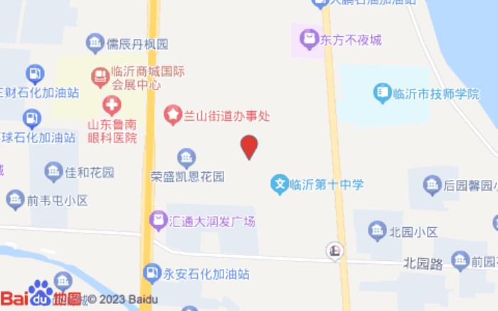 格林豪泰智选酒店(临沂育才路店)位置图