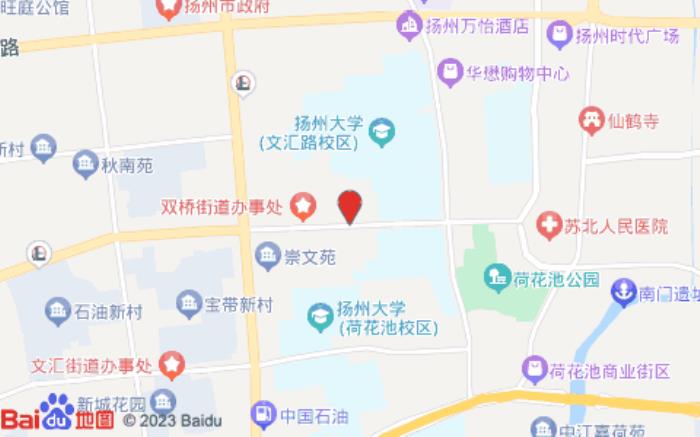 贝壳酒店(扬州大学文汇路校区店)位置图