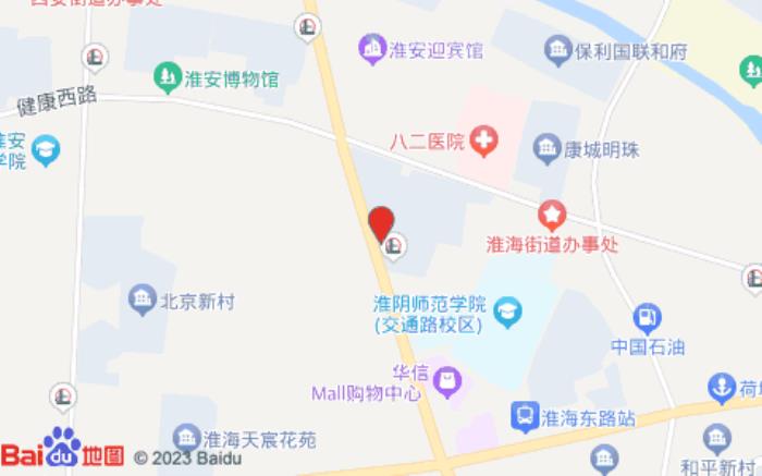 智尚酒店(淮海北路店)位置图