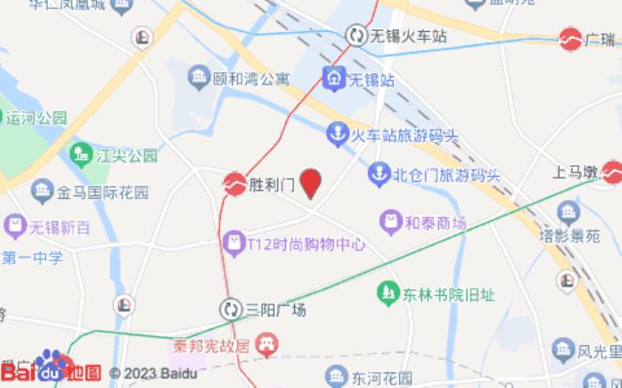 桔子酒店(无锡三阳广场南长街店)位置图