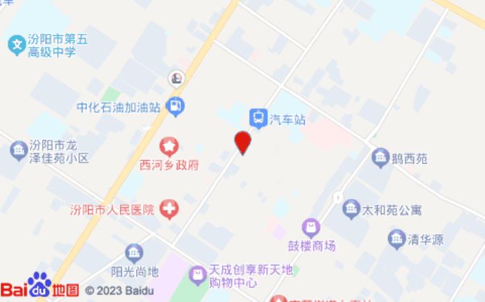 锦江之星(汾阳店)位置图