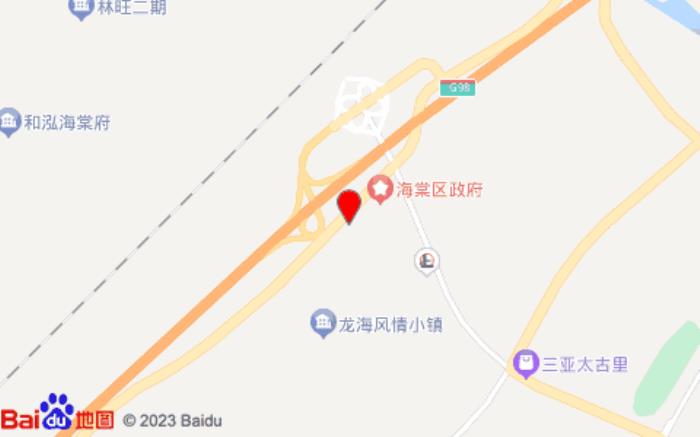 希岸酒店(三亚海棠湾免税城店)位置图