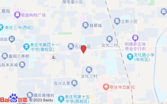 银座佳驿酒店(枣庄文化路店)位置图