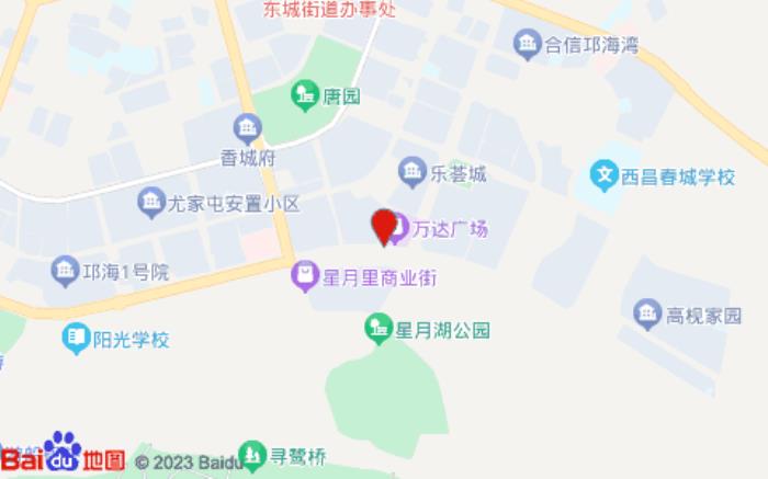 维也纳国际酒店(西昌邛海湿地万达广场店)位置图