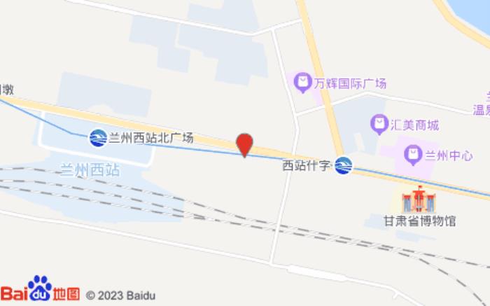 全季酒店(兰州西客站中天健广场店)位置图