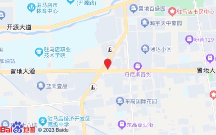 如家华驿精选酒店(驻马店高铁站店)位置图