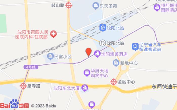 全季酒店(沈阳北站南广场店)位置图