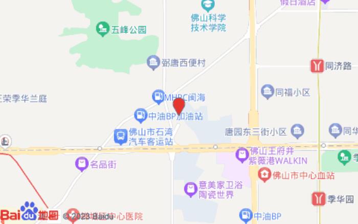 全季酒店(佛山创意产业园店)位置图