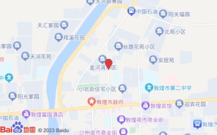 iu hotel酒店(沙州北路店)位置图