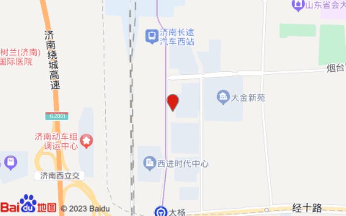 潮漫酒店(济南西客站店)位置图