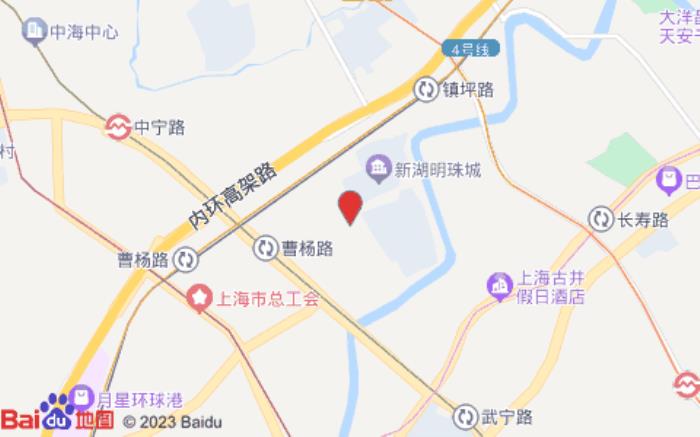 格林电竞酒店(上海武宁曹杨路地铁站店)位置图