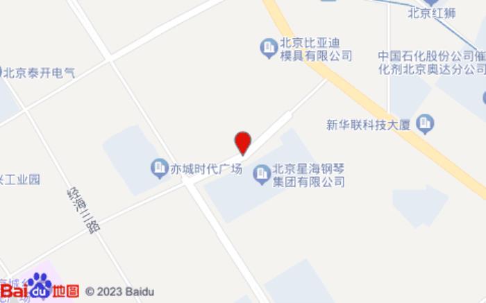 汉庭酒店(北京亦庄开发区店)位置图