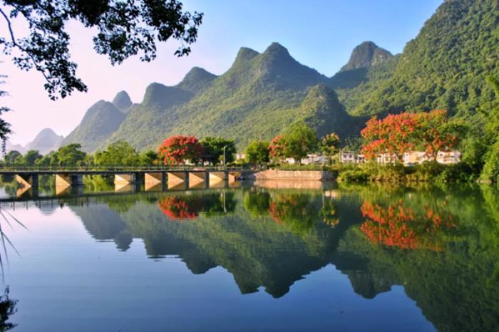 遇龙河竹筏漂游线路有哪些 遇龙河竹筏漂游线路有哪些