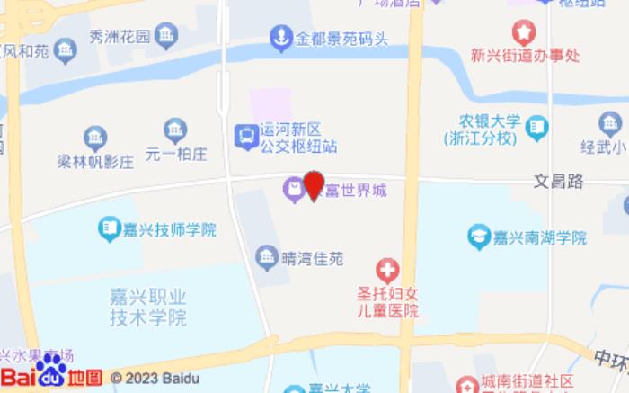斯维登服务公寓(嘉兴泰富世界城店)位置图